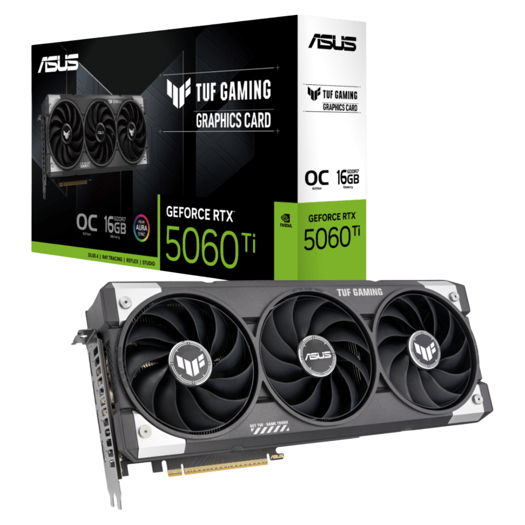 کارت گرافیک ایسوس ASUS TUF Gaming GeForce RTX 5060 TI 16GB OC Edition GDDR7