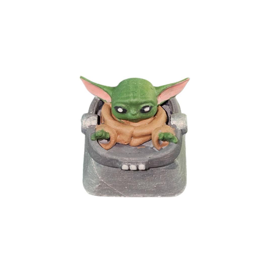 کیکپ کیبورد مکانیکال طرح Grogu Baby Yoda