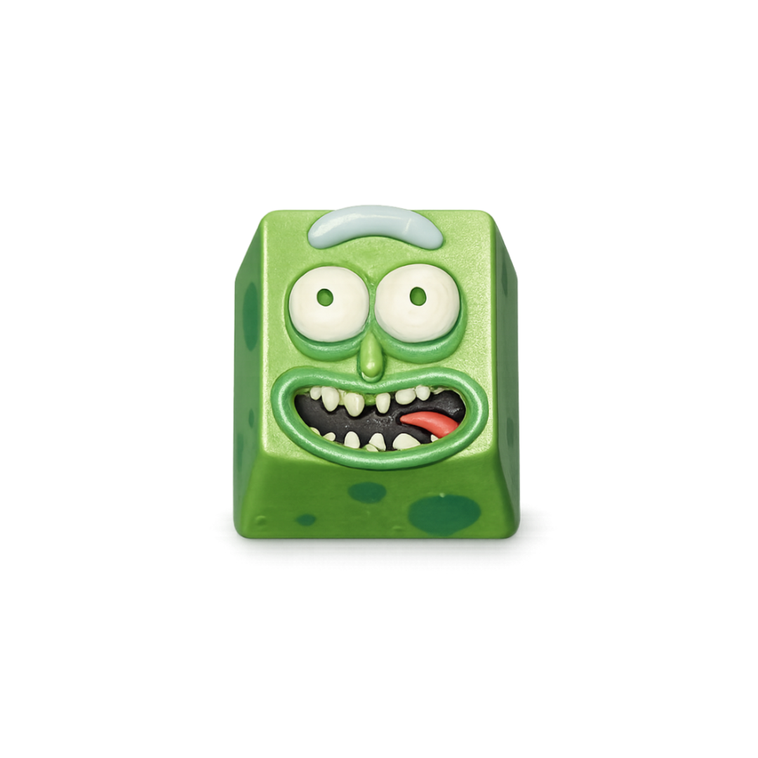 کیکپ کیبورد مکانیکال طرح Rick and Morty Pickle...